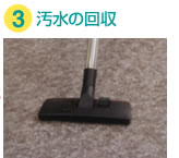 ハードフロアの汚水の回収